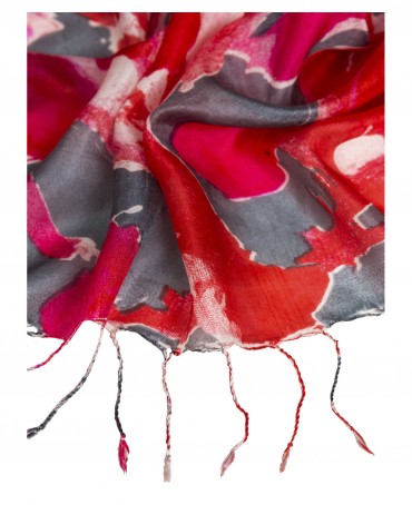 Палантин Женский S23-FLEUR.MODERNE/ROSE.CLAIR